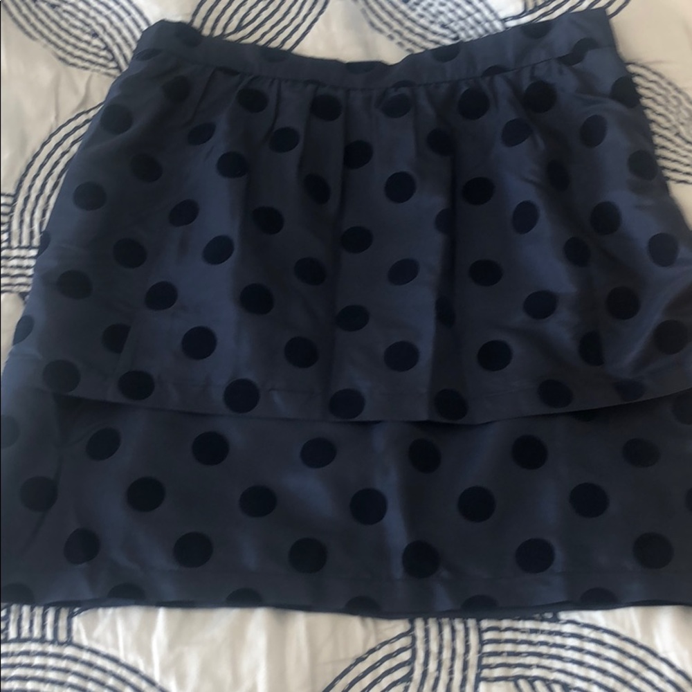 Devon Baer Velvet polka dot skirt - M